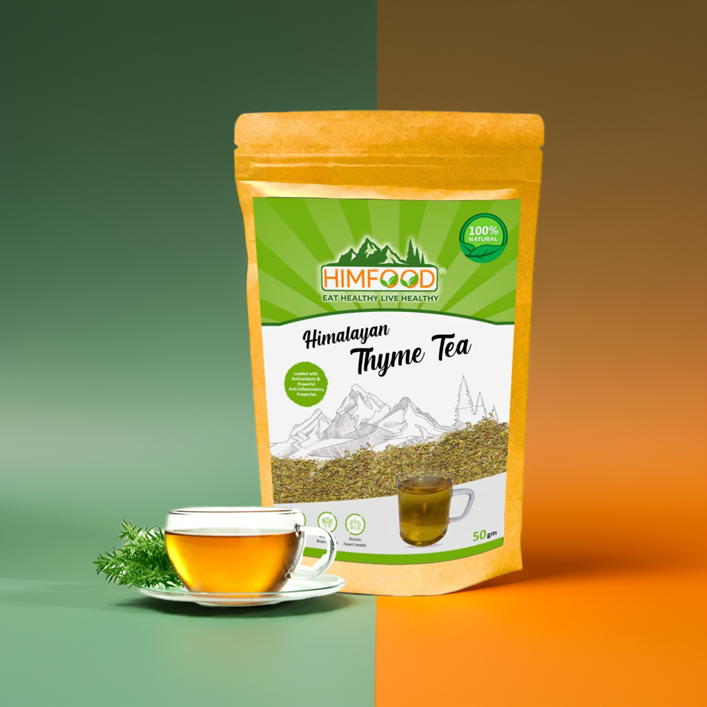 Himalayan Thyme Tea – 50g | Pure Herbal Infusion, Caffeine-Free, Immunity Booster