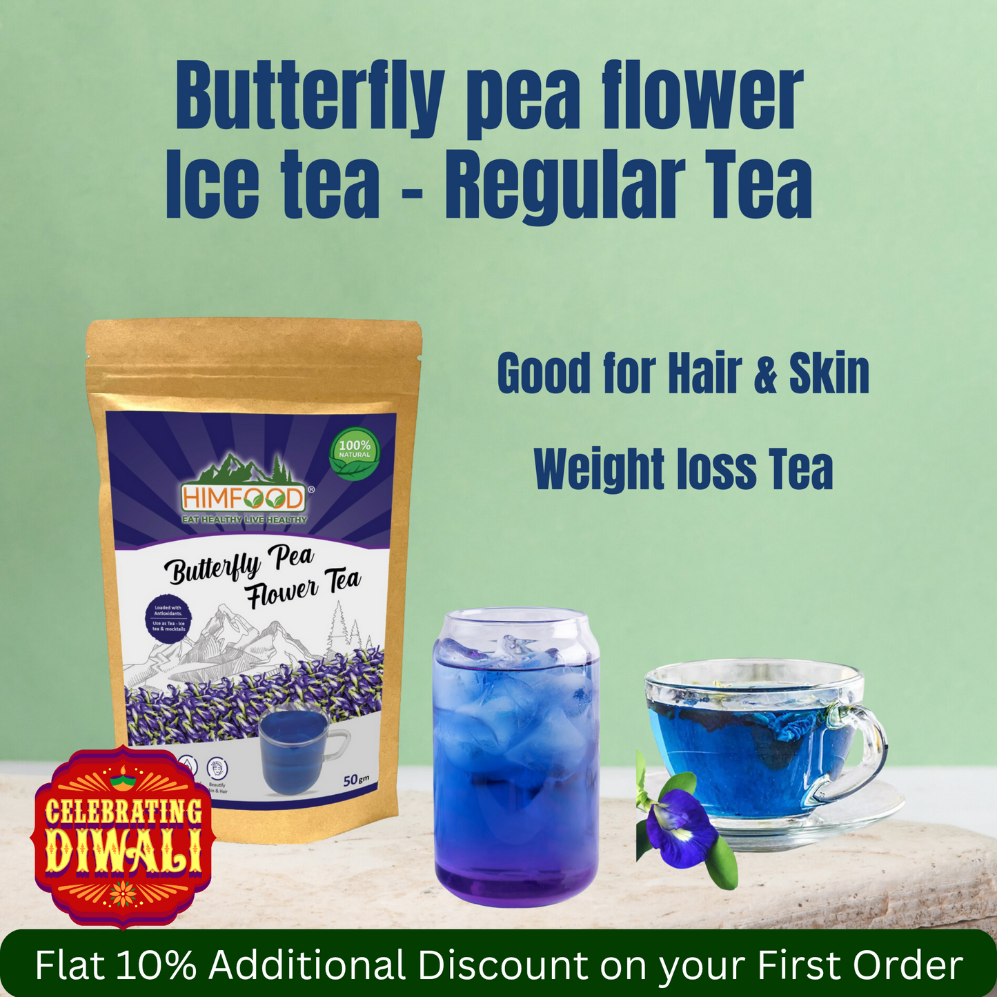 Butterfly Pea Flower Tea – 50g