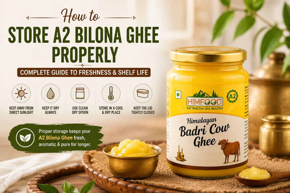 How to Store A2 Bilona Ghee Properly: The Complete Guide to Freshness, Shelf Life & Quality