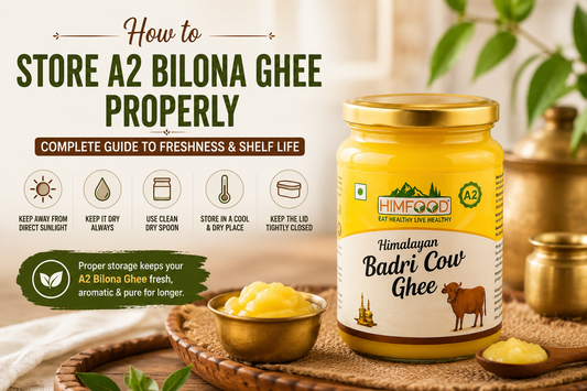 How to Store A2 Bilona Ghee Properly: The Complete Guide to Freshness, Shelf Life & Quality