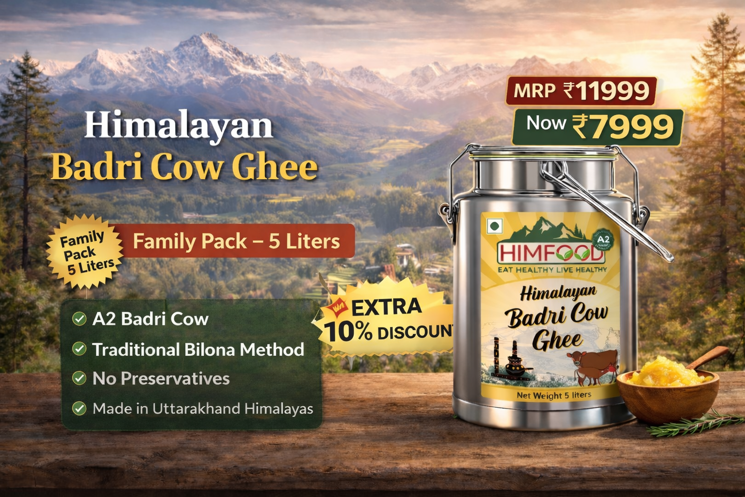 Badri cow ghee