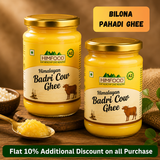 Natural A2 Bilona Ghee from Himalayan Badri cows