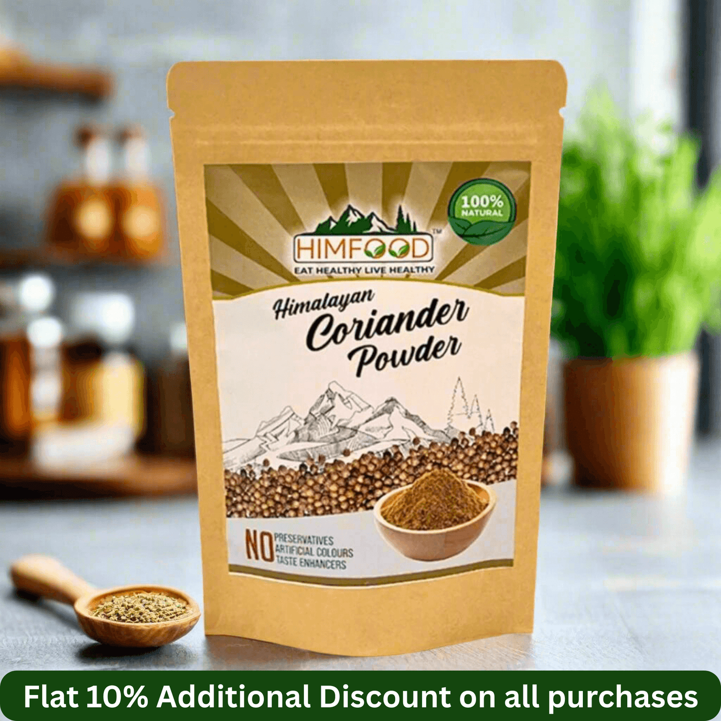 Himalayan coriander powder dhania powder pack