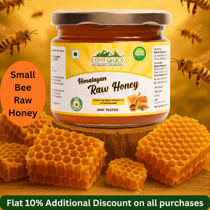 Himalayan multiflora raw honey natural jar